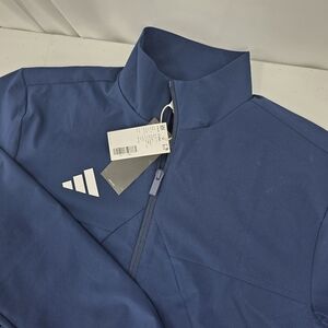 NWT Adidas W Tiro TCH TT Track Jacket Women Small Blue ClimaCool Full Zip KC0865